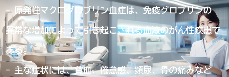 原発性マクログロブリン血症の主な症状とは？の要点まとめ