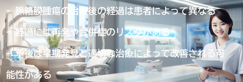 脈絡膜腫瘍の治療後の経過と予後についての要点まとめ