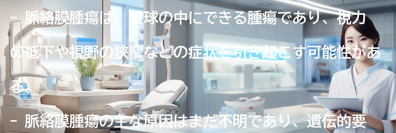脈絡膜腫瘍についてのよくある質問と回答の要点まとめ