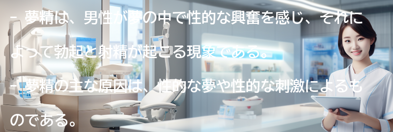 夢精とは何か？の要点まとめ