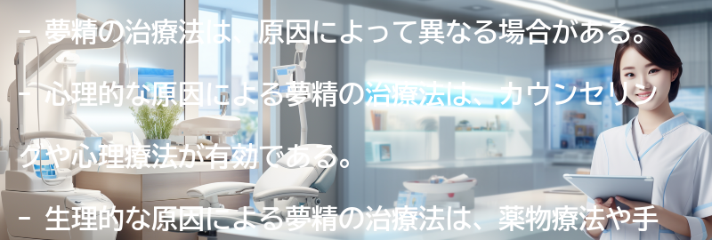 夢精の治療法と予防策の要点まとめ