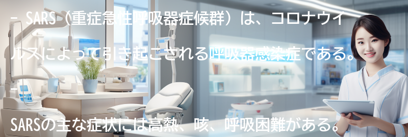 SARSの原因と感染経路の要点まとめ