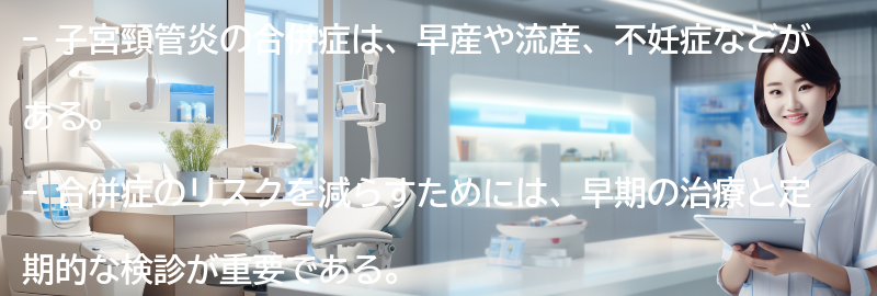 子宮頸管炎の合併症とは？の要点まとめ