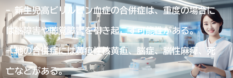 新生児高ビリルビン血症の合併症とは？の要点まとめ