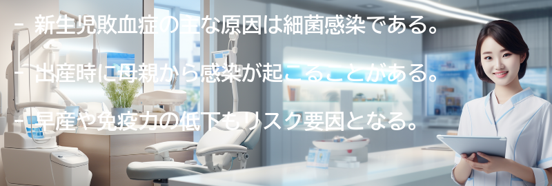 新生児敗血症の原因の要点まとめ
