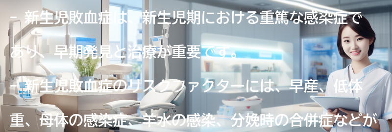 新生児敗血症のリスクファクターの要点まとめ